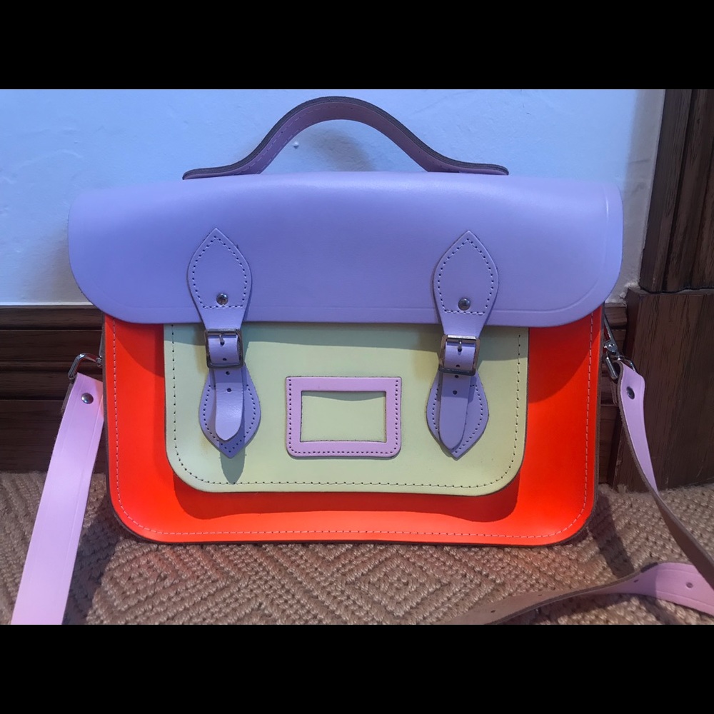 Neon J. Crew Crewcuts Messenger Tote